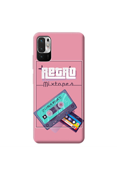 Other Xiaomi Redmi Note 10 Pro 5G Mixtapes Pink Colored Silicone TPU Θήκη