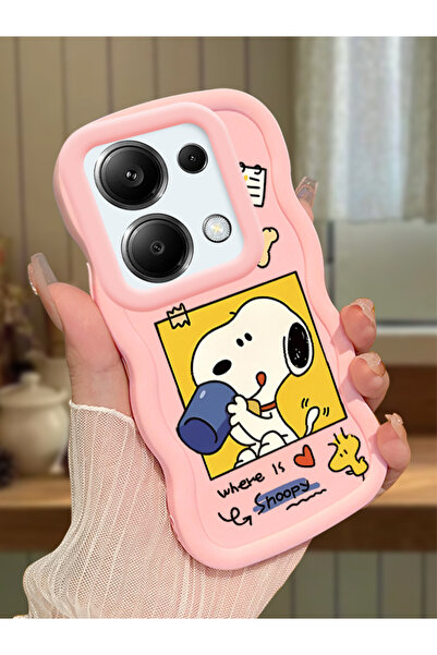 ucuc Redmi Note 13 Pro 4G Uyumlu Pembe Silikon Kılıf Kamera Korumalı Darbe Em...