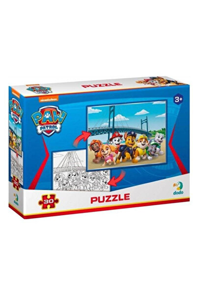 Dodo Puzzle/jigsaw Paw Patrol 2 in 1, pentru copii 3+, Multicolor, 30 piese