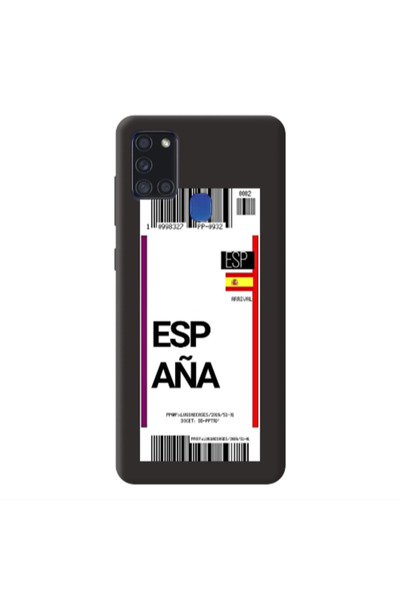 Other Samsung A21S Espana Arrival Black Colored Silicone TPU Θήκη