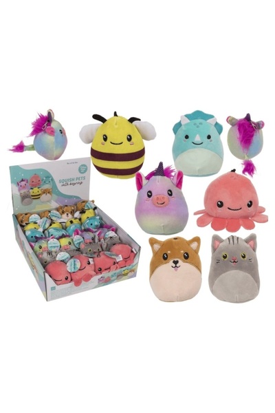 MC Micostore Breloc - animal / insectă / unicorn + carabină, 9cm, diverse mod...