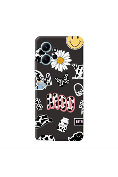Other Xiaomi Redmi Note 12 4G Find Yourself 6 Black Colored Silicone TPU Θήκη