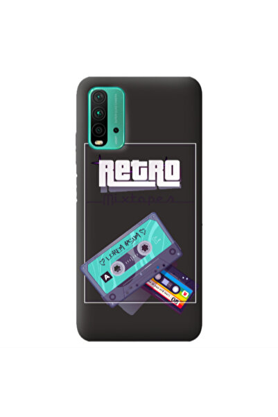Other Xiaomi Poco M3 Mixtapes Black Colored Silicone TPU Θήκη