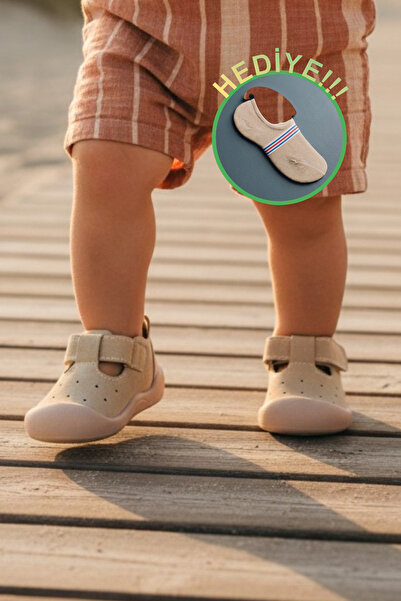zaby First Step Children's Shoes with Velcro and Non-Slip Soles + Socks as a ...