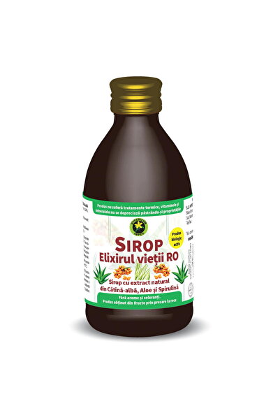HYPERICUM Sirop Elixirul Vietii cu Catina Alba, Aloe si Spirulina 250ml
