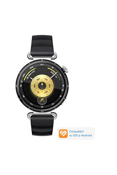 Huawei Ceas inteligent Watch GT 6 41mm AMOLED Bluetooth GPS, cu curea din flu...