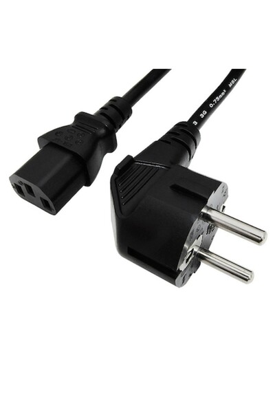 Electric Cablu de alimentare 220V pentru calculator, imprimantă, 1.2m