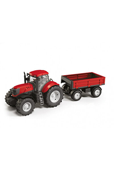 OEM Tractor Adriatic rosu cu remorca basculanta pentru copii