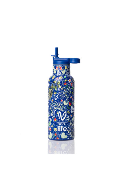 Ecolife Θερμός 500ml Βασιλίκι Μπλε