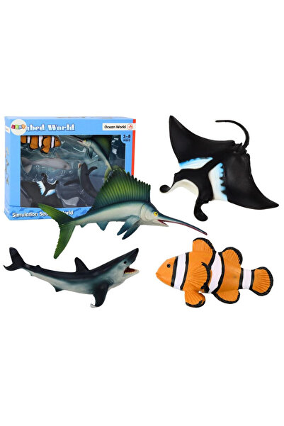 OEM Set de 5 figurine marine realiste Leantoys pentru copii 3+