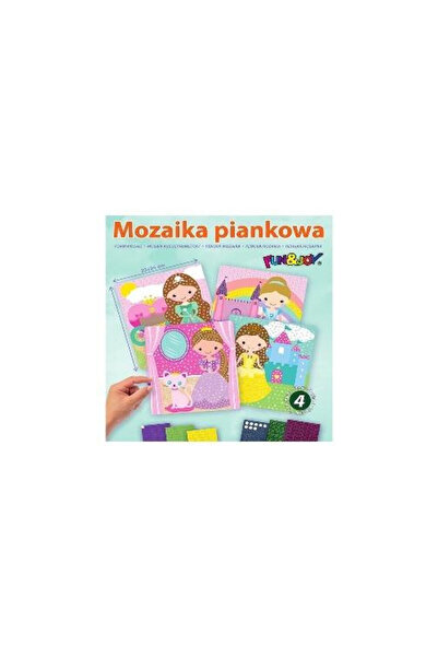 OEM Mozaicuri din spumă Titanum, set creativ pentru fete, 4 modele