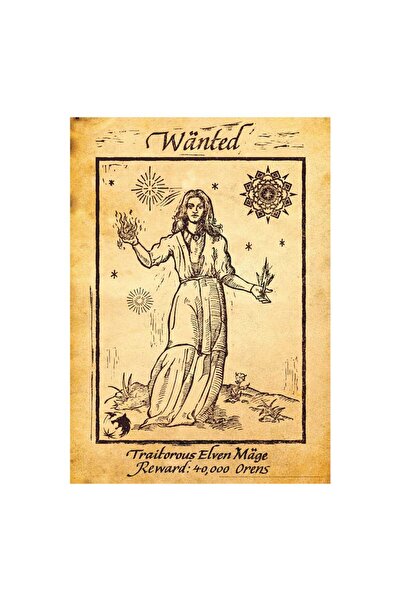 OEM Poster Ediție Limitată Yennefer din The Witcher 42 x 30 cm