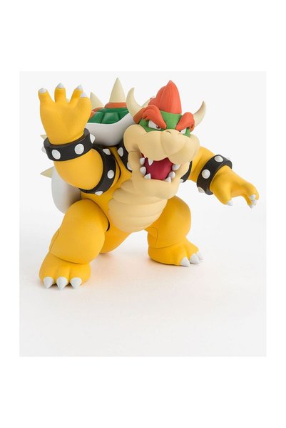 OEM Figurina Bandai Tamashii Nations S.H. Figuarts Bowser, articulata, cu pie...