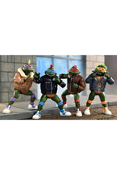 OEM Figurine Teenage Mutant Ninja Turtles 4-Pack Punk, 18 cm, Multicolor
