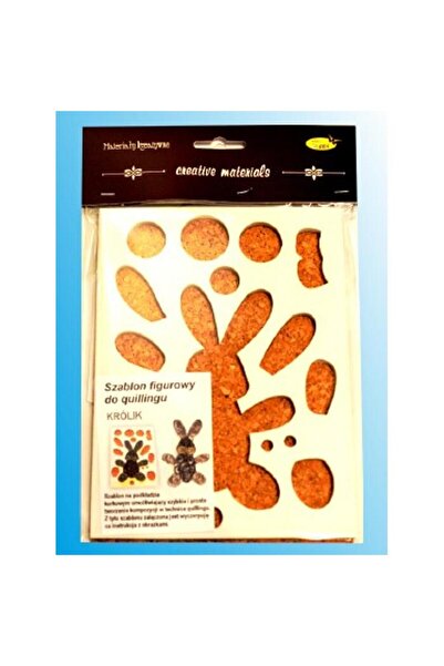 Galeria Hobby Set sablon pentru quilling Krolik, Galeria Hobby, 14,5x19cm