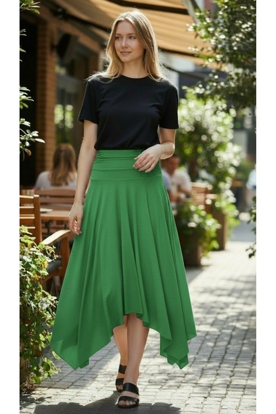 Hilfer moda Asimetrik etek