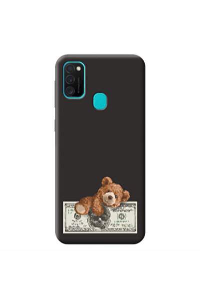 Other Samsung M21 Money Style Black Colored Silicone TPU Θήκη