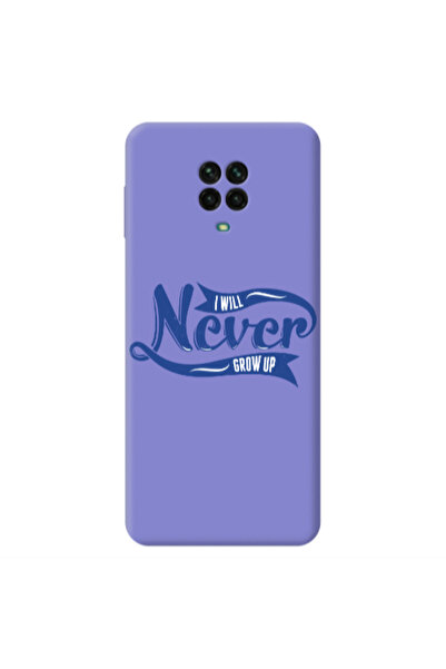 Other Xiaomi Redmi Note 9 Pro I Will Never Grow Up Purple Colored Silicone TP...