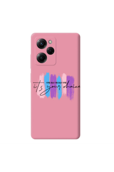 Other Xiaomi Poco X5 Pro One Day Or Day One Pink Colored Silicone TPU Θήκη
