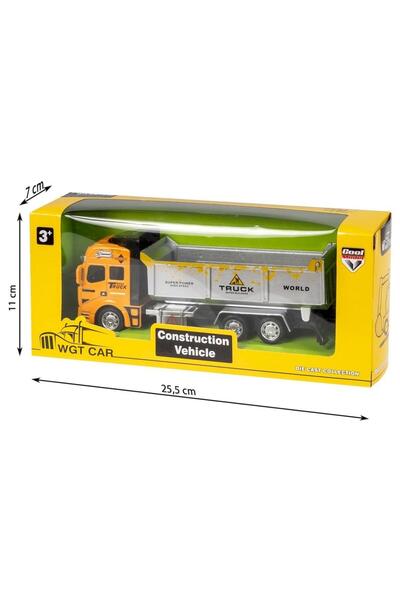 Anek Buldozer de construcții cu remorcă, scară 1:96, de la 3 ani