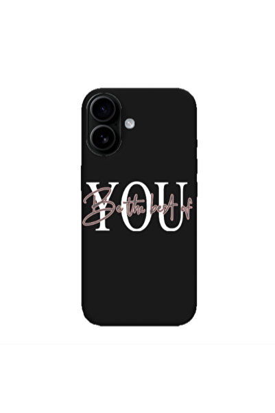 Other Apple Iphone 16 plus Be the best of Black Colored Silicone TPU Θήκη