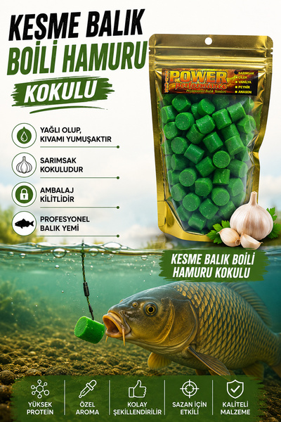 sr sazanrig Sazan / Yayın Hamuru Kesme Balık Boili Hamuru Kokulu ((105~115gr)