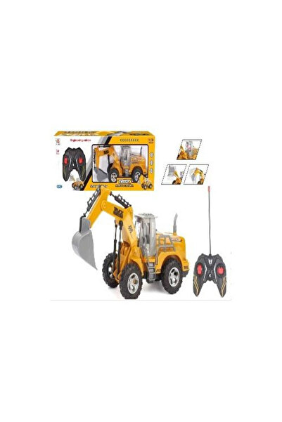 Artyk Excavator radiocomandat 27 MHz, jucarie RC cu lumini, roti din cauciuc,...