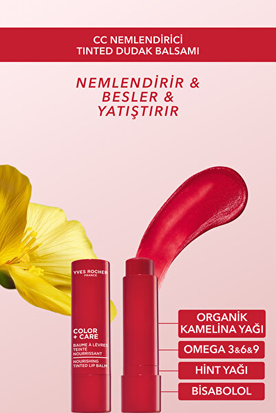 Yves Rocher CC Nemlendirici Tinted Dudak Balsamı - Frambuaz