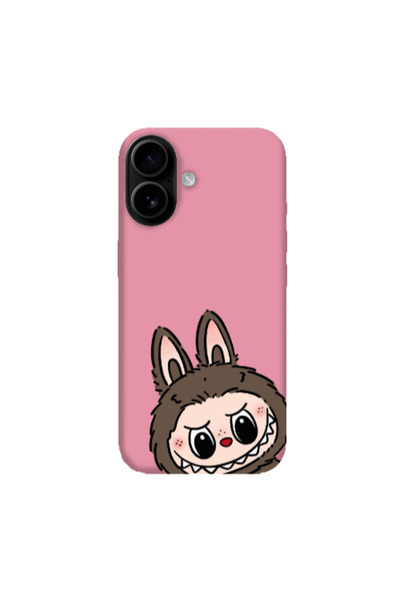 Other Apple Iphone 16 plus Labubu7 Pink Colored Silicone TPU Θήκη