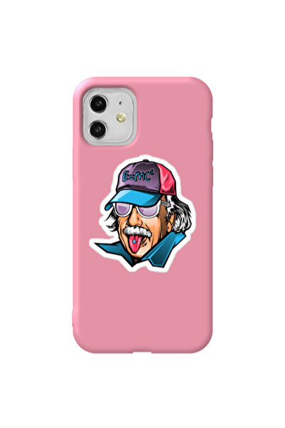 Other Apple iPhone 11 Einstein Pink Colored Silicone TPU Θήκη