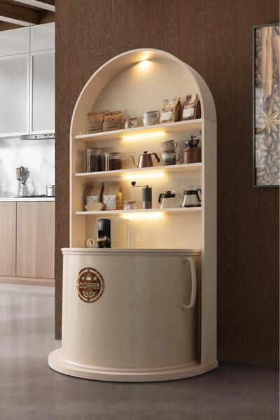 Breda Home Concept Kayra Vizon Bej Rengi Kahve Köşesi