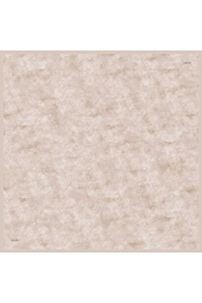 Levidor Cream Antique Pattern Twill Silk Scarf
