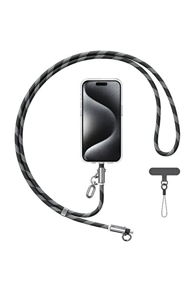 Usams SJ746 Cablu de încărcare USB-C la Lightning cu șnur 30W 1.2m Negru
