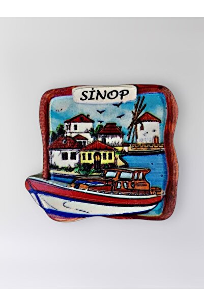 Mundy SİNOP Polyester Kabartmalı Magnet 7 x 6 cm Dekoratif Hediyelik Buzdolab...