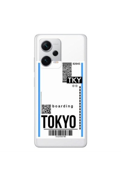 Other Xiaomi Redmi Note 12 5G Tokyo Boarding Transparent Silicone TPU Θήκη