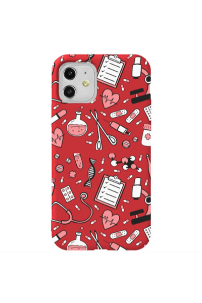 Other Apple iPhone 11 Laboratory Red Colored Silicone TPU Θήκη