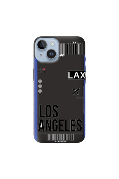Other Apple iPhone 14 Plus Los angeles Black Colored Silicone TPU Θήκη
