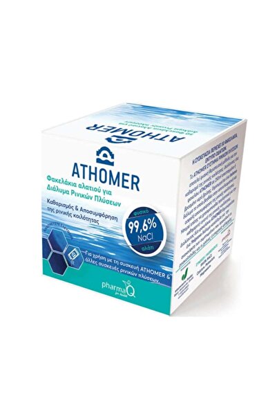 Athomer | Φακελάκια Αλατιού Για Διάλυμα Ρινικών Πλύσεων | 2,5gr x 50 Φακελάκια