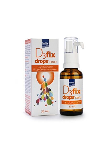 İNTERMED | D3 Fix Drops 1000IU Συμπλήρωμα Διατροφής | 30ml