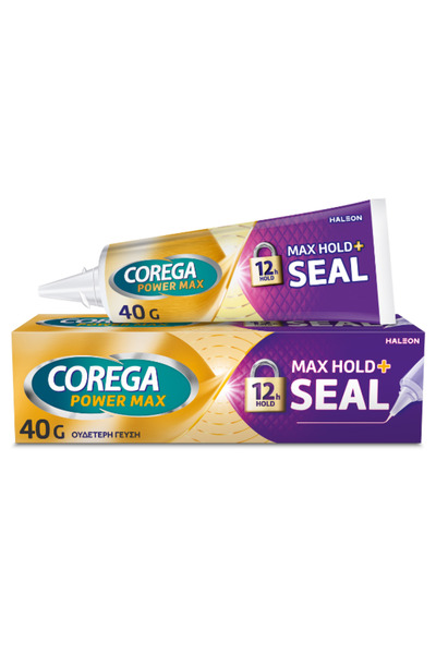Corega | Max Seal | Στερεωτική Κρέμα για Τεχνητή Οδοντοστοιχία | 40g