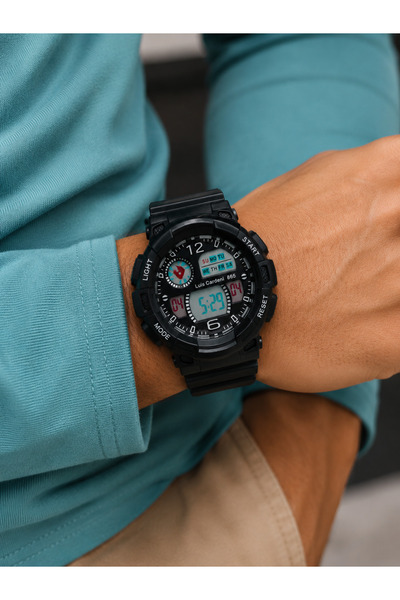 S.POLO Silicone Cord Men's Sports Wristwatch