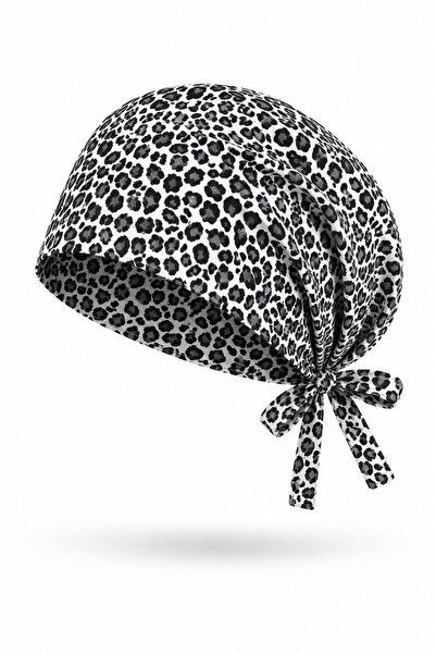 GTB BUTİK Leopar desenli Premium Aşçı Bonesi | Unisex Ayarlanabilir Şef Bonesi