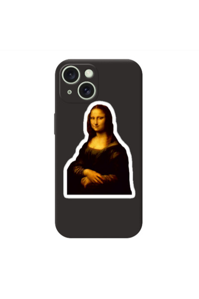 Other Apple iPhone 15 Davinci Black Colored Silicone TPU Θήκη