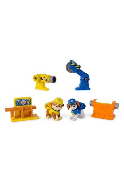 Z Store Figurine Paw Patrol Rubble Crew cu unelte - 2 bucăți