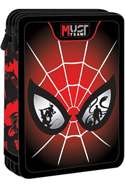 SPIDERMAN Διπλή Θήκη Μολυβιών για Μάτια 15x5x21
