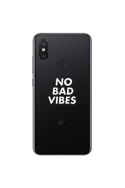 Other Xiaomi Mi A2 Lite No bad vibes Transparent Silicone TPU Θήκη