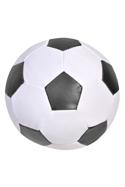Z Store Minge de fotbal moale - Negru și alb, 12cm