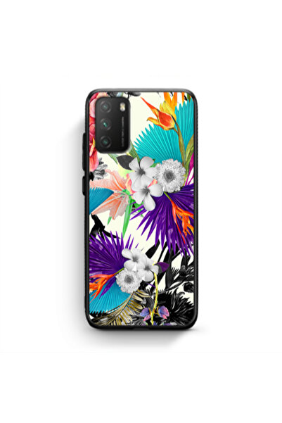 Other Xiaomi Poco M3 Sea flowers Black Glossy Θήκη