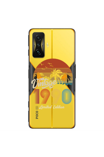 Other Xiaomi Poco F4 Gt Vintage Transparent Silicone TPU Θήκη