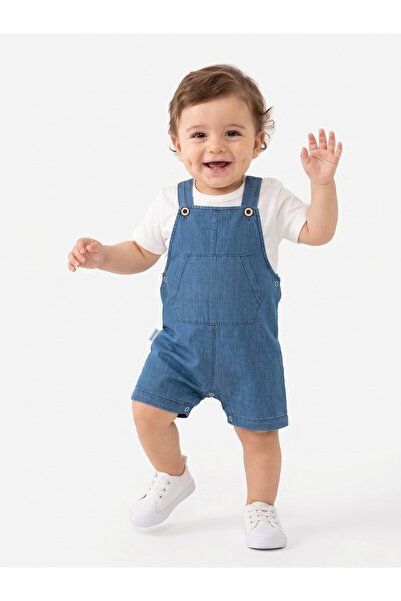 Kids Kingdom Export Surplus Thin Cotton Jeans, Shorts and Overalls Baby Boy 2...